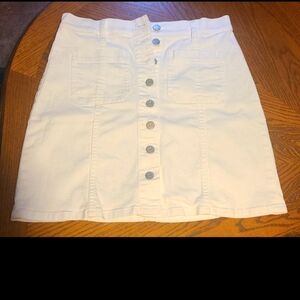 Madewell mini jean skirt